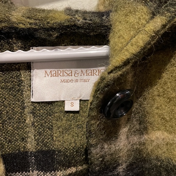 Green Plaid Wool Jacket - Picture 3 of 5